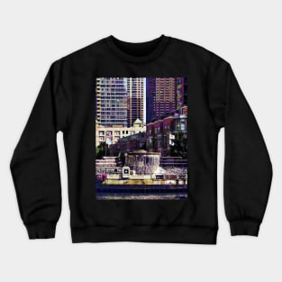 Chicago IL - Centennial Fountain Crewneck Sweatshirt